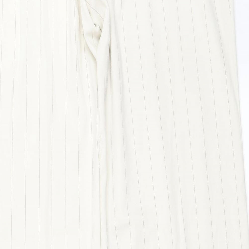 H&M Womens Ivory   Trousers  Size 16 L26 in