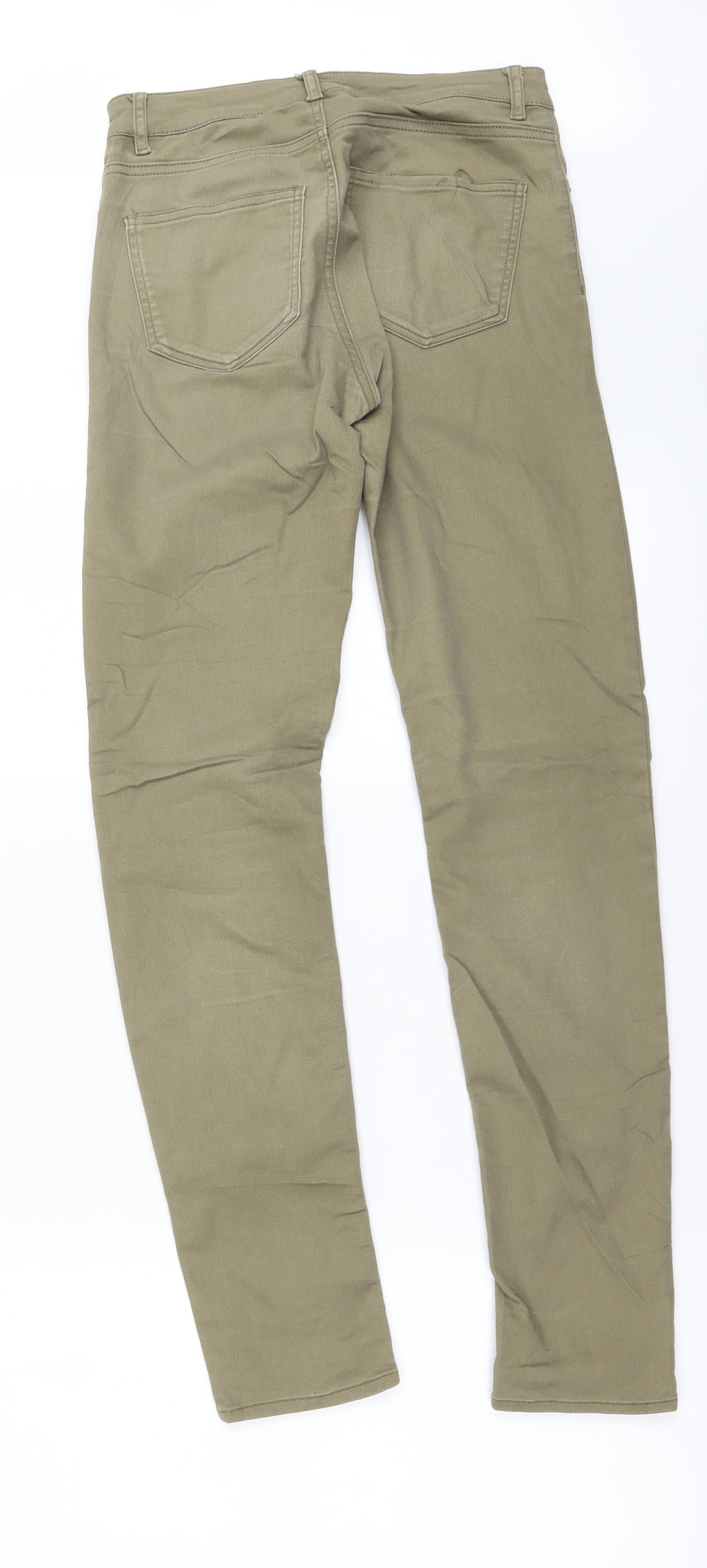 H&M Womens Beige   Skinny Jeans Size M L27 in