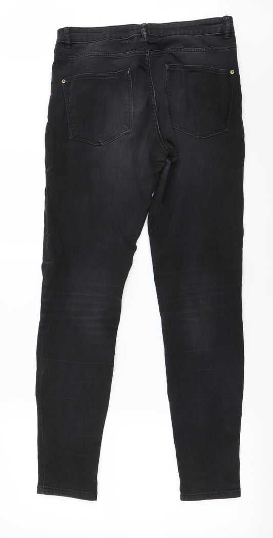 Preworn Womens Black   Mom Jeans Size 31 in L27 in