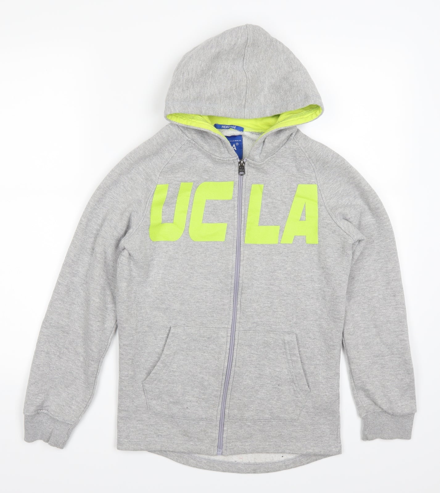 UCLA Womens Grey   Full Zip Hoodie Size 10