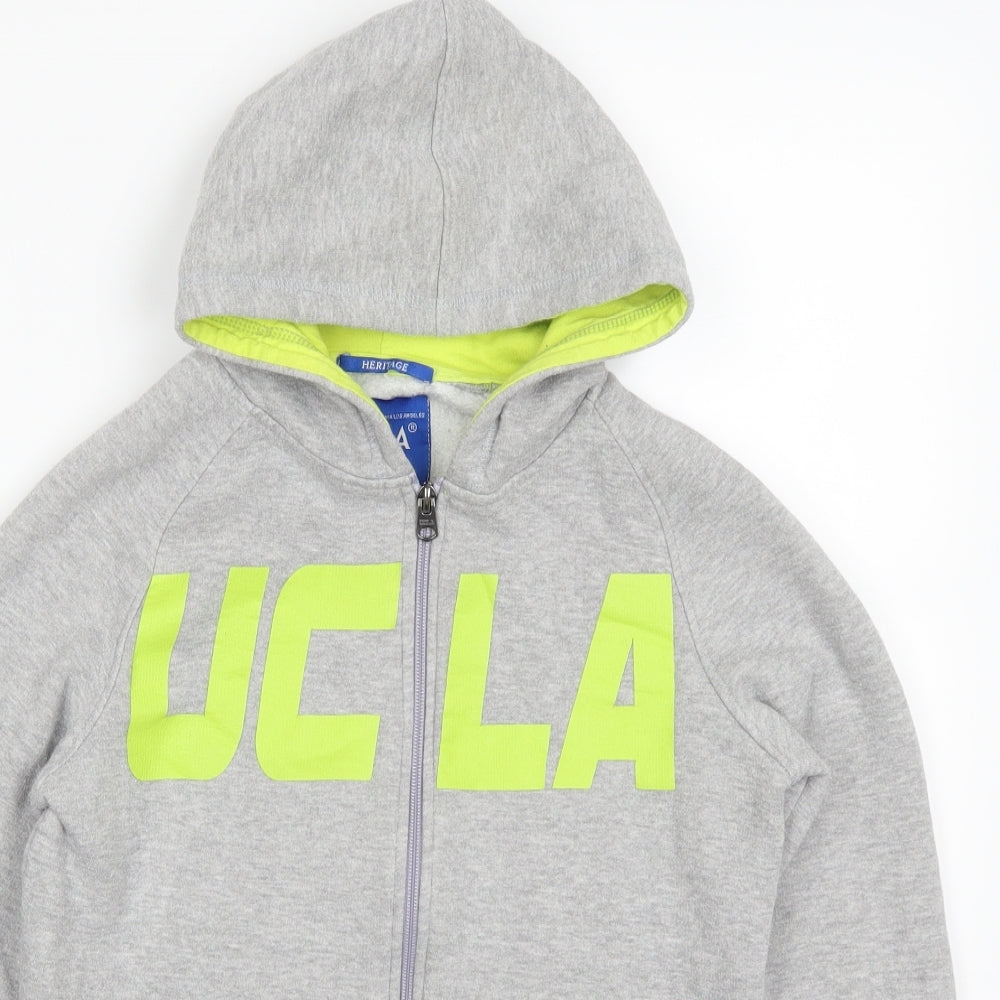 UCLA Womens Grey   Full Zip Hoodie Size 10