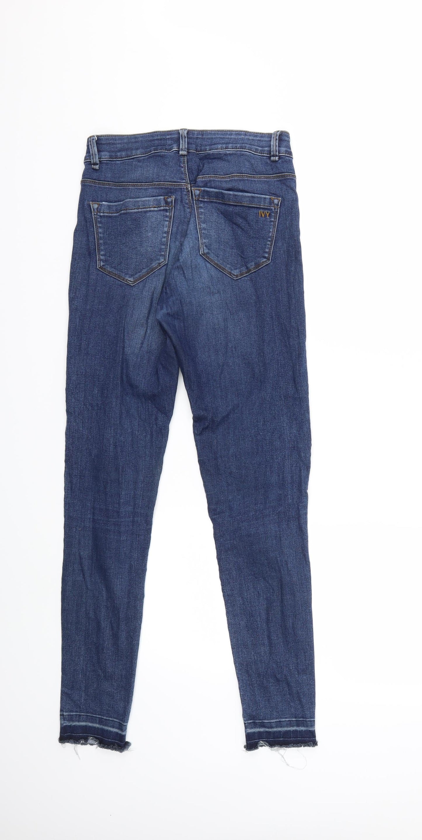Ivy Womens Blue  Denim Skinny Jeans Size 24 in L29 in