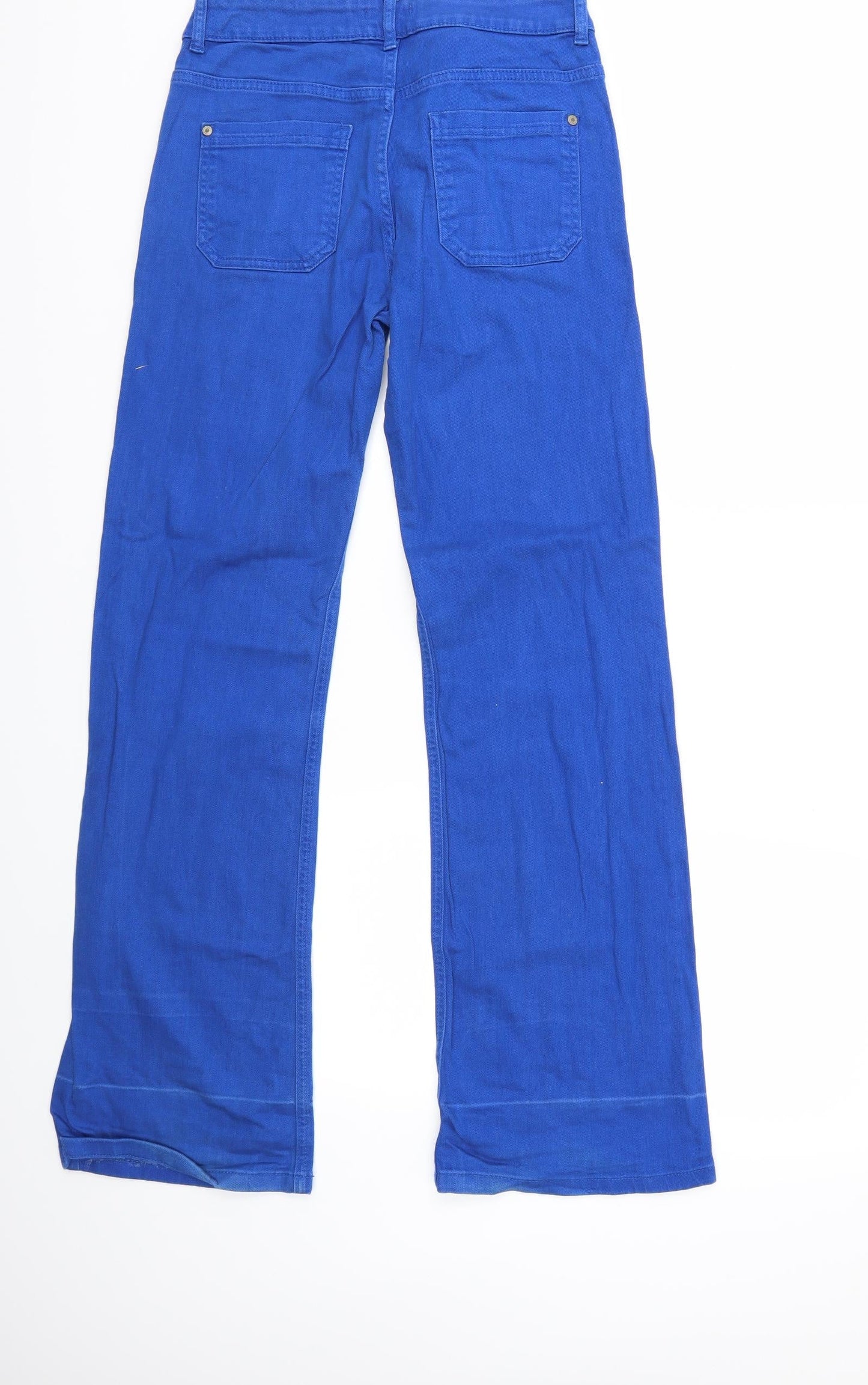 Redoute Womens Black  Denim Flared Jeans Size 8 L35 in