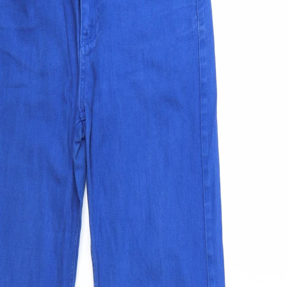 Redoute Womens Black  Denim Flared Jeans Size 8 L35 in