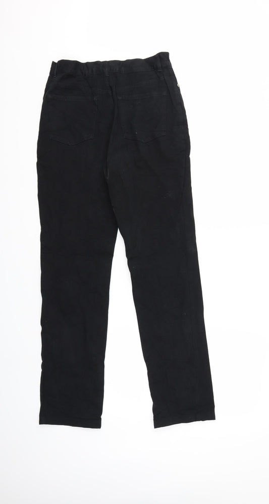 SAND Womens Black  Denim Straight Jeans Size 28 in L30 in