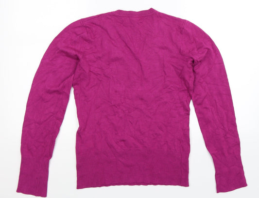 Debenhams Womens Purple  Knit Pullover Jumper Size 10