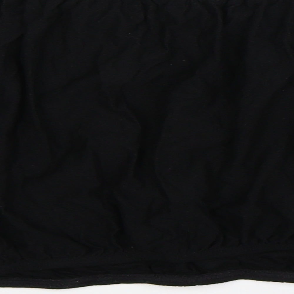 Pins & Needles Womens Black   Cropped Blouse Size XS