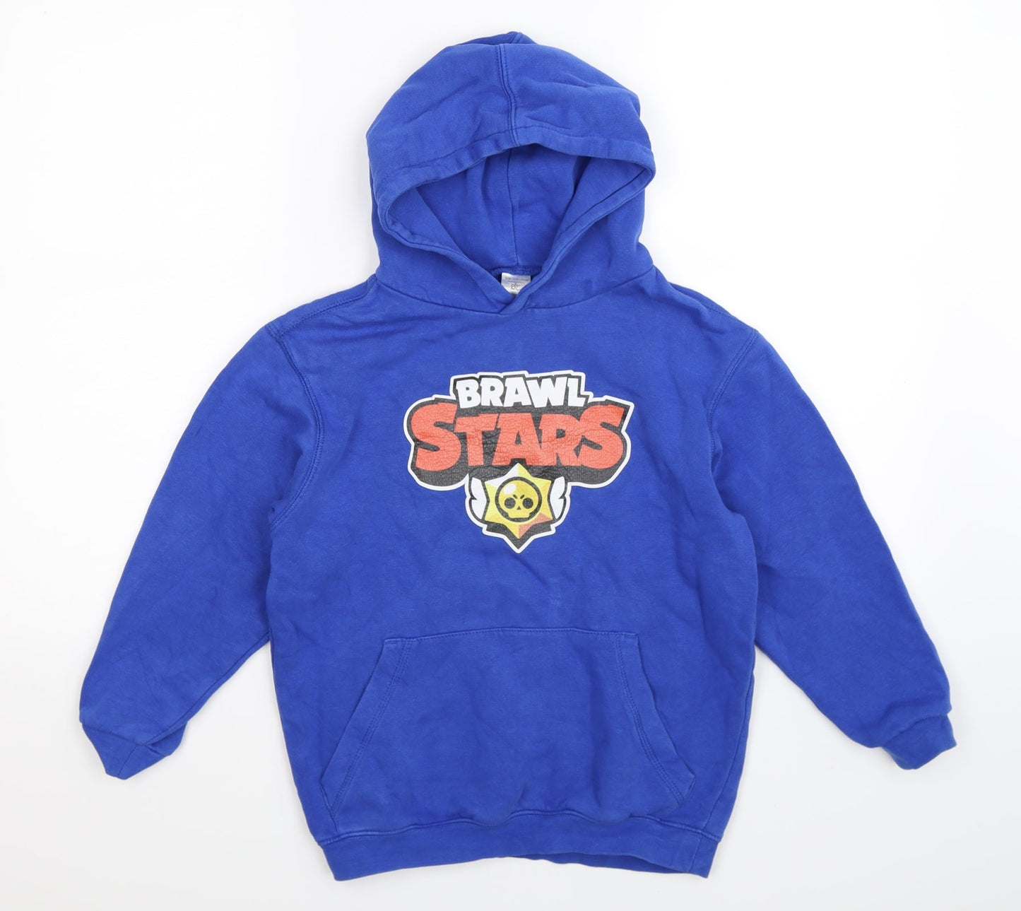B&C Boys Blue   Pullover Hoodie Size 10-11 Years