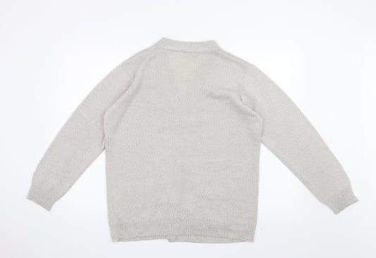 Damart Womens Grey   Cardigan Jumper Size 14