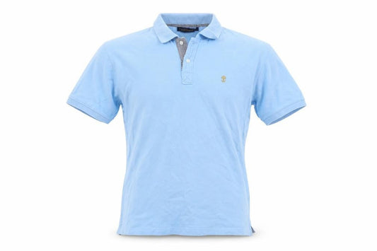 Tree & Crown Mens Blue    Polo Size M
