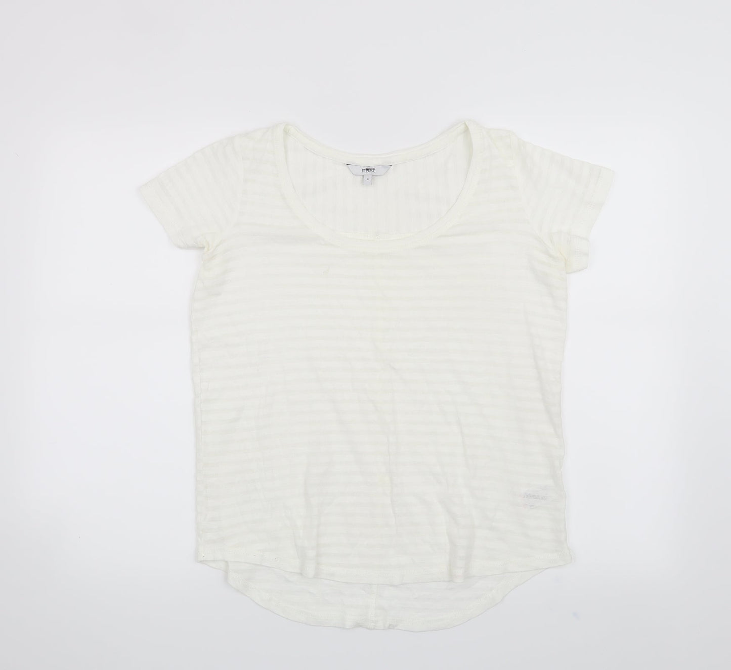 NEXT Womens White   Basic T-Shirt Size 8