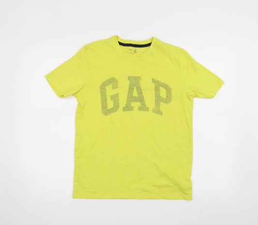 Gap Boys Yellow   Basic T-Shirt Size 12 Years