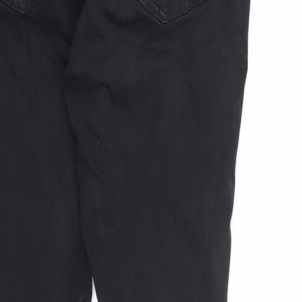 Topshop Womens Black  Denim Skinny Jeans  L30 in
