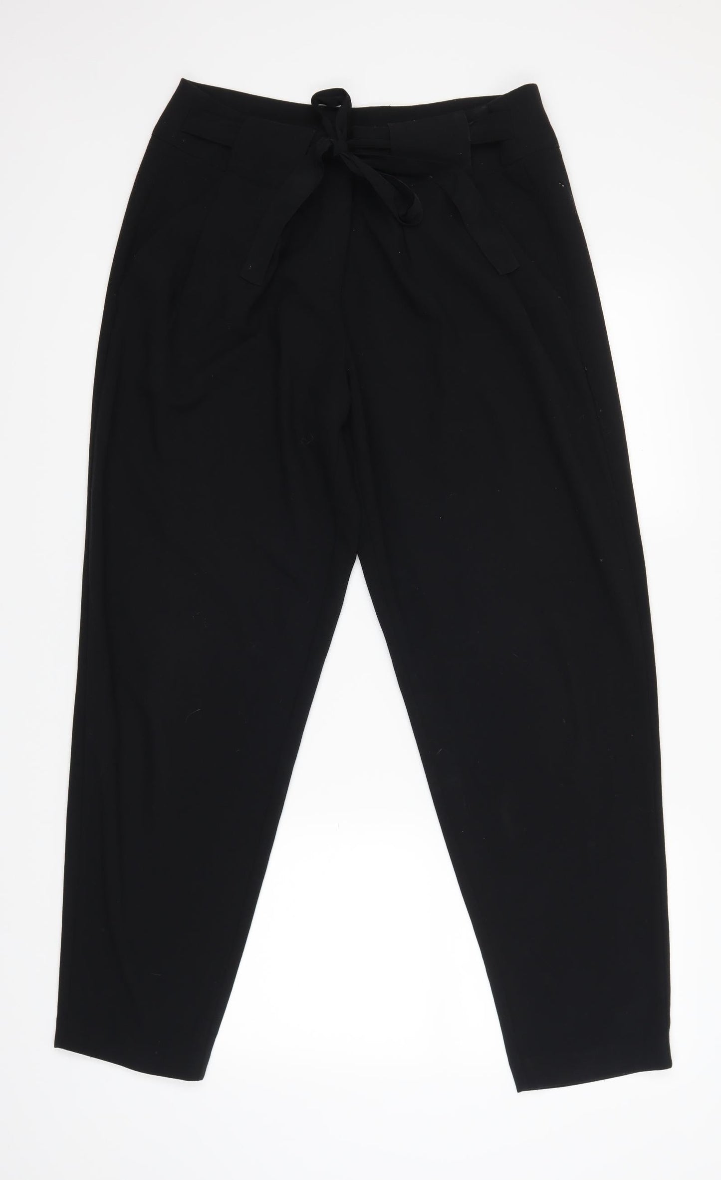 Marks and Spencer Womens Black   Trousers  Size 14 L28 in