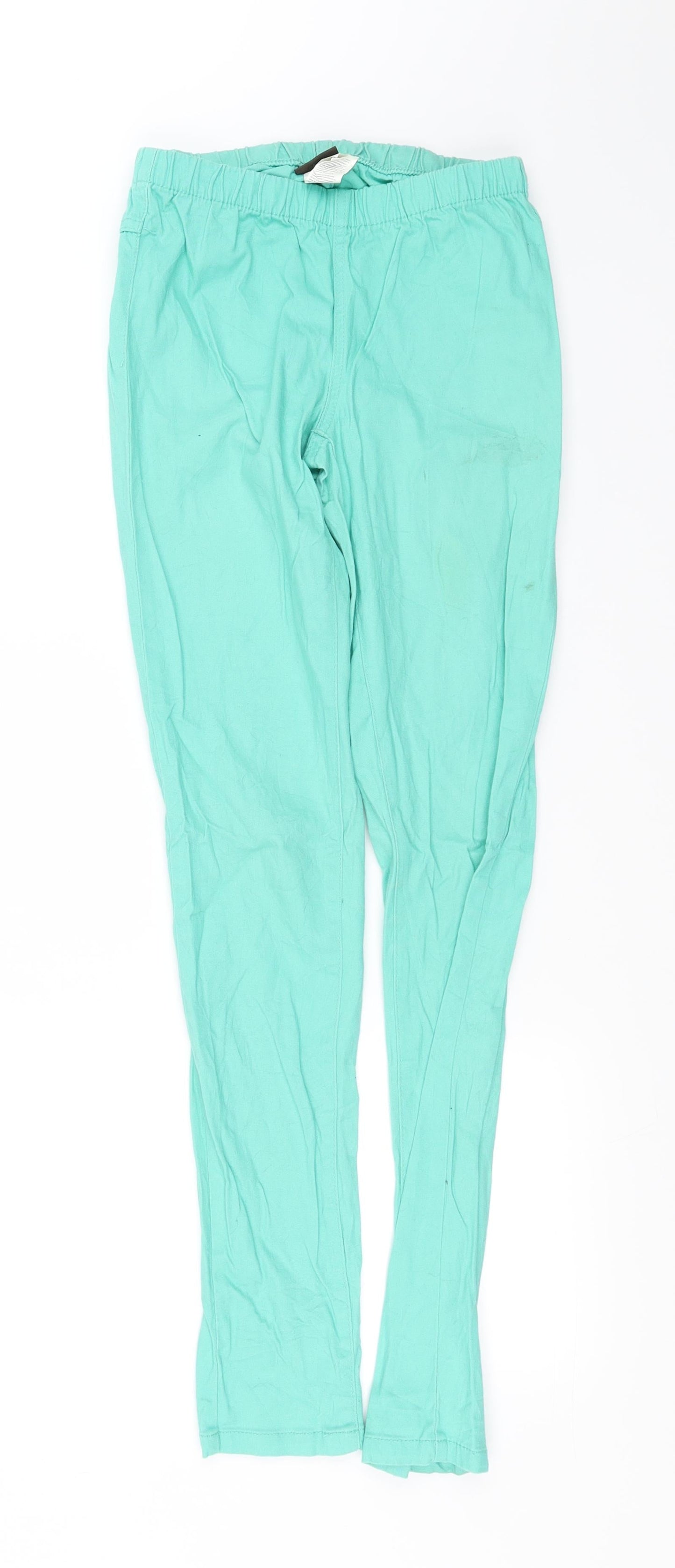 Pieces Womens Green   Straight Jeans Size M L28 in
