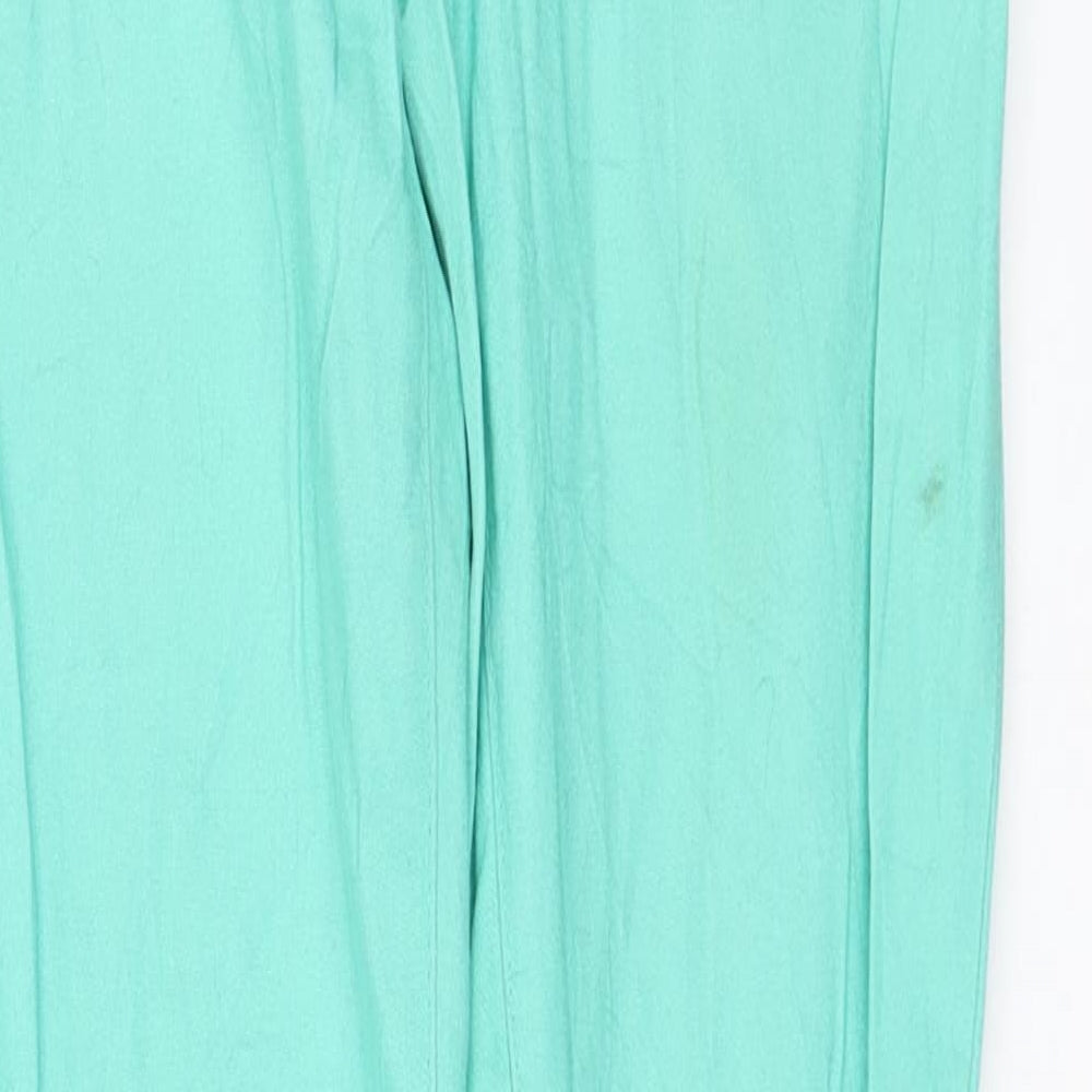 Pieces Womens Green   Straight Jeans Size M L28 in