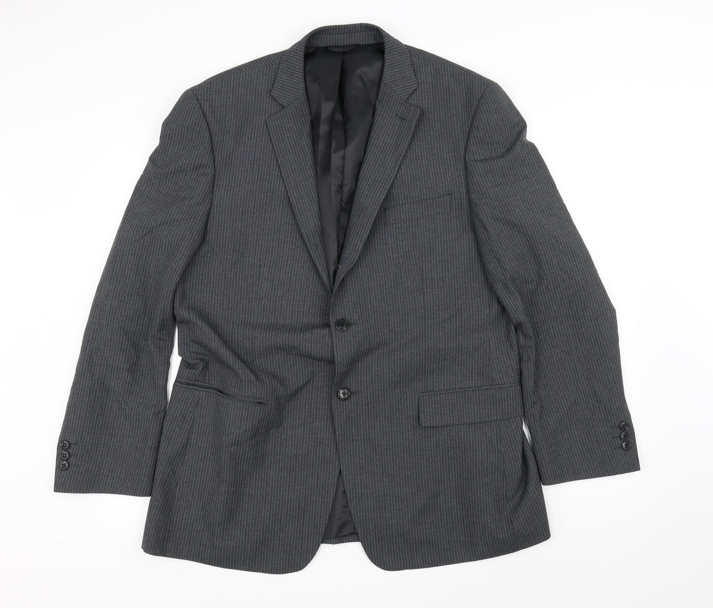 Jack Reid Mens Grey   Jacket Suit Jacket Size 42