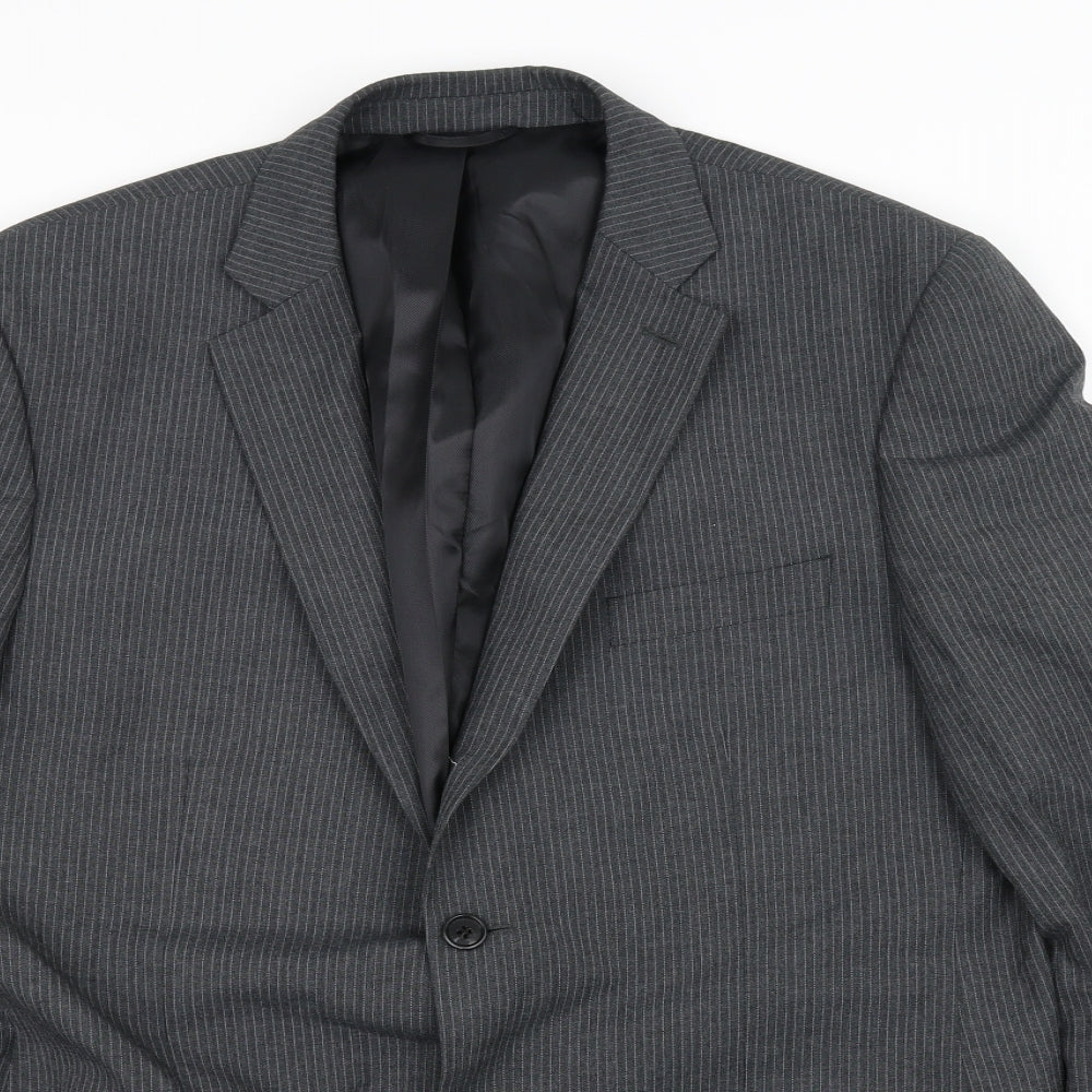 Jack Reid Mens Grey   Jacket Suit Jacket Size 42