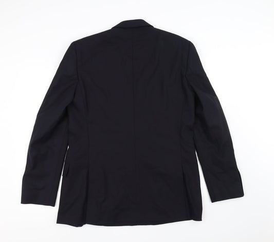 Zara Mens Blue   Jacket Suit Jacket Size 40
