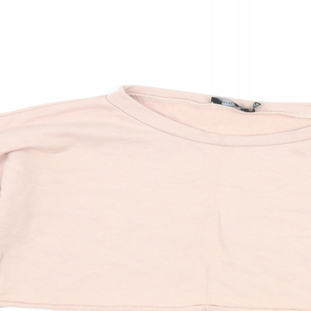 PRETTYLITTLETHING Womens Pink   Pullover Sweatshirt Size 12