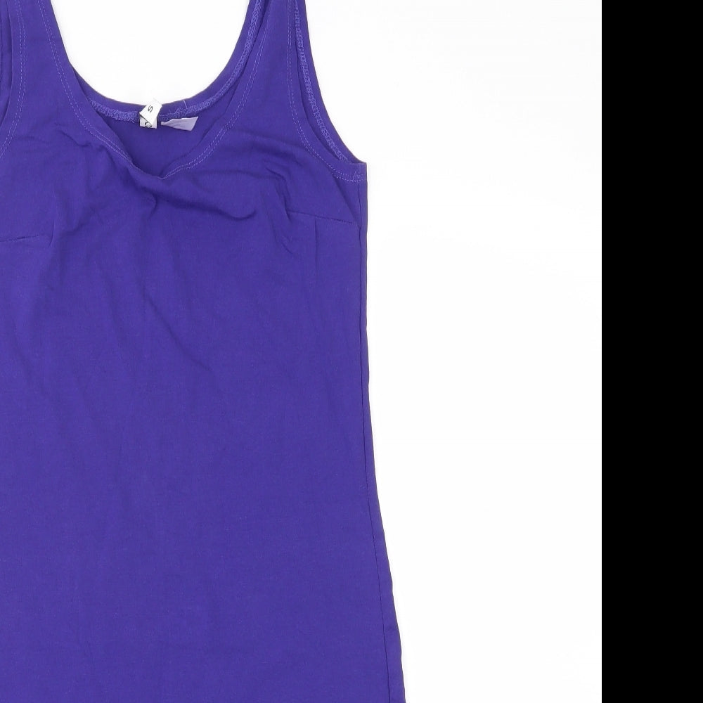 Divided Womens Blue   Tank Dress  Size S