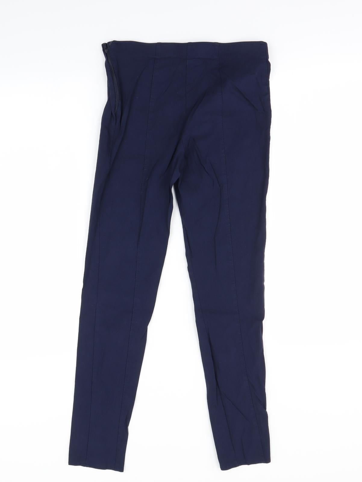 Primark Womens Blue   Chino Leggings Size 8 L27.5 in