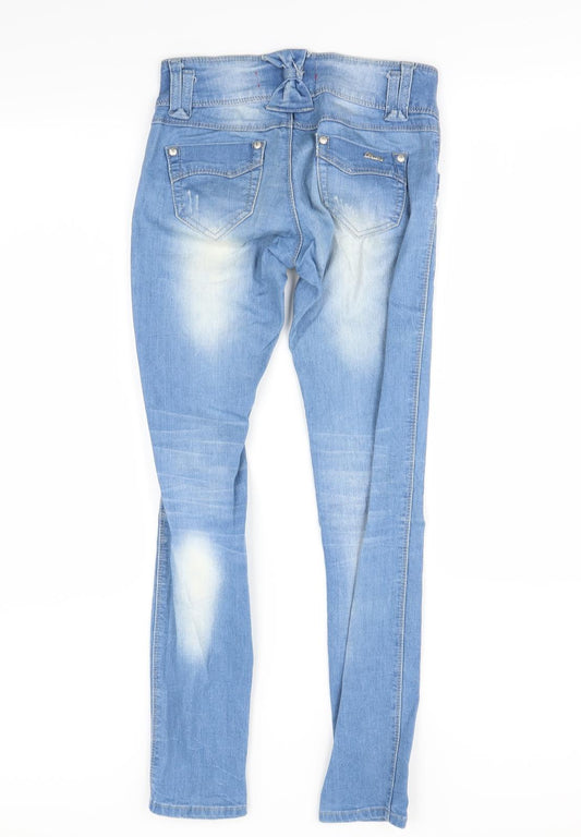 faxunhong Womens Blue   Skinny Jeans Size 25 in L29 in