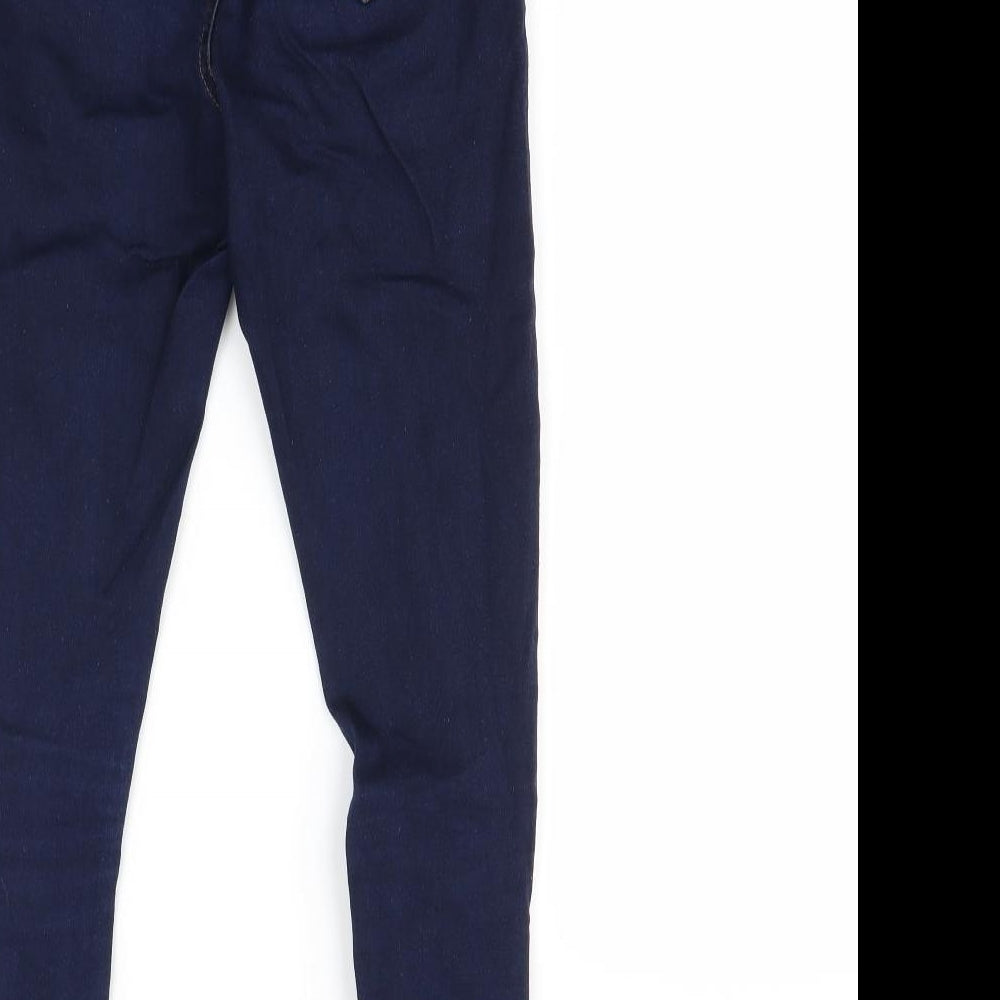denim&co Womens Blue   Skinny Jeans Size 8 L28 in