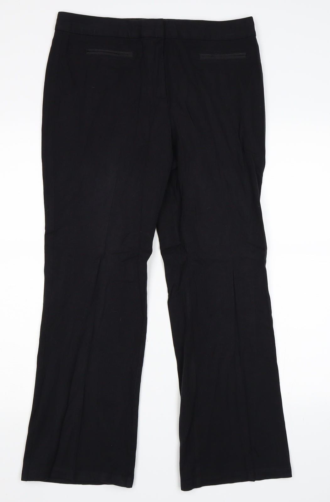 Marks and Spencer Womens Black   Trousers  Size 12 L27 in