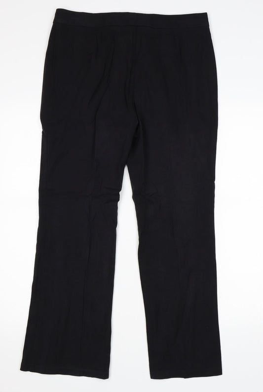 Marks and Spencer Womens Black   Trousers  Size 12 L27 in