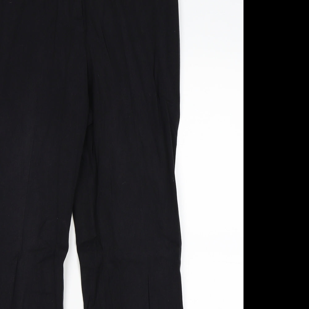 Marks and Spencer Womens Black   Trousers  Size 12 L27 in