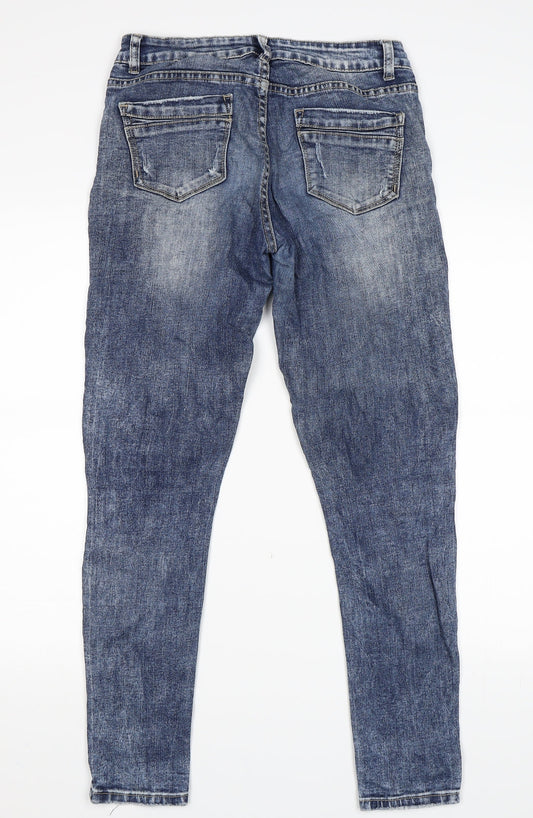 Miss Grace Womens Blue   Skinny Jeans Size 30 in L29 in