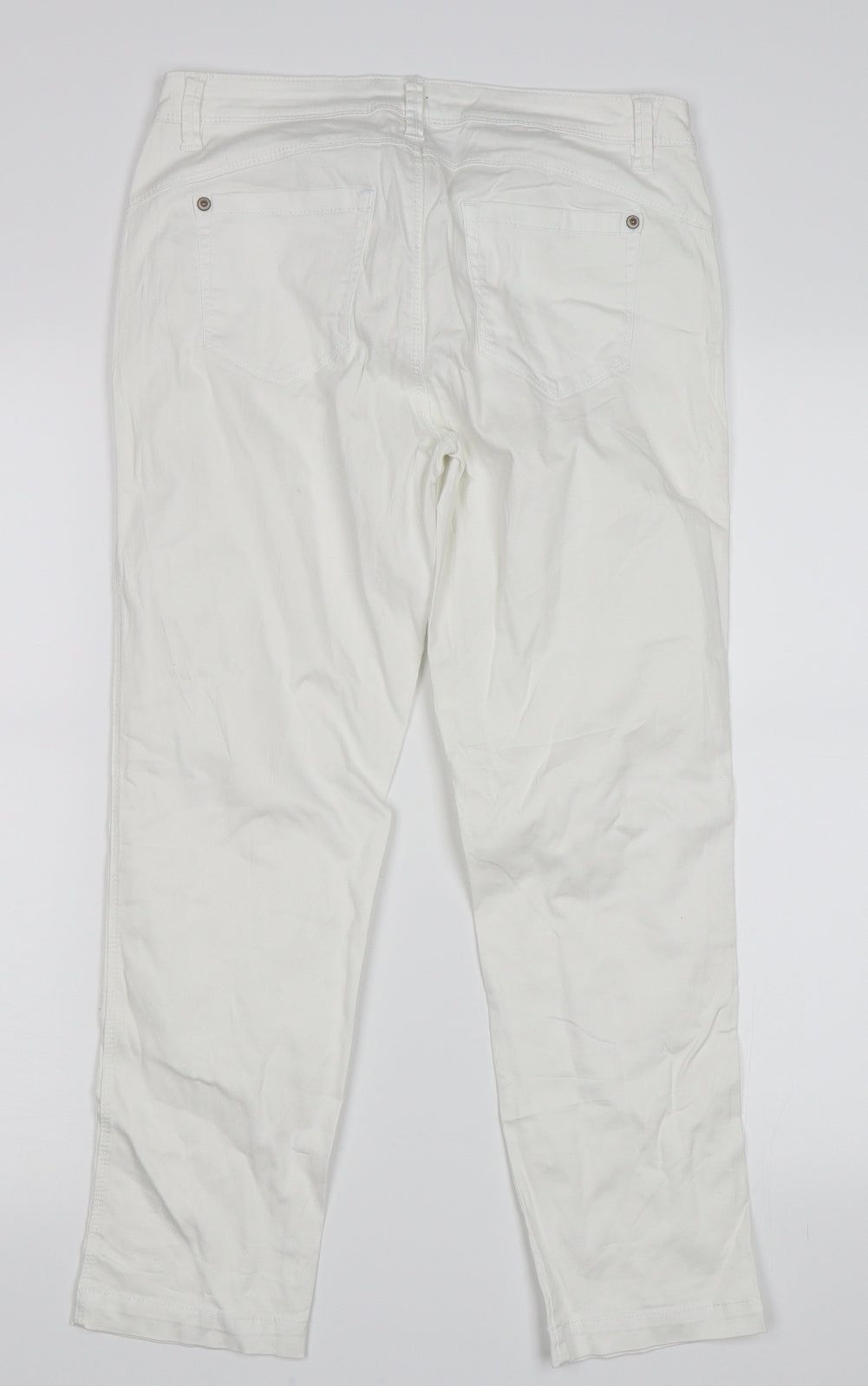Street One Womens White   Skinny Jeans Size 30 in L25 in