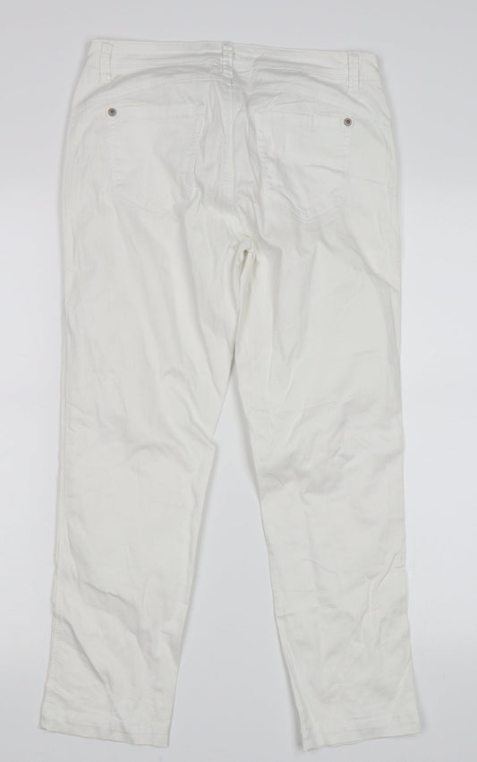 Street One Womens White   Skinny Jeans Size 30 in L25 in