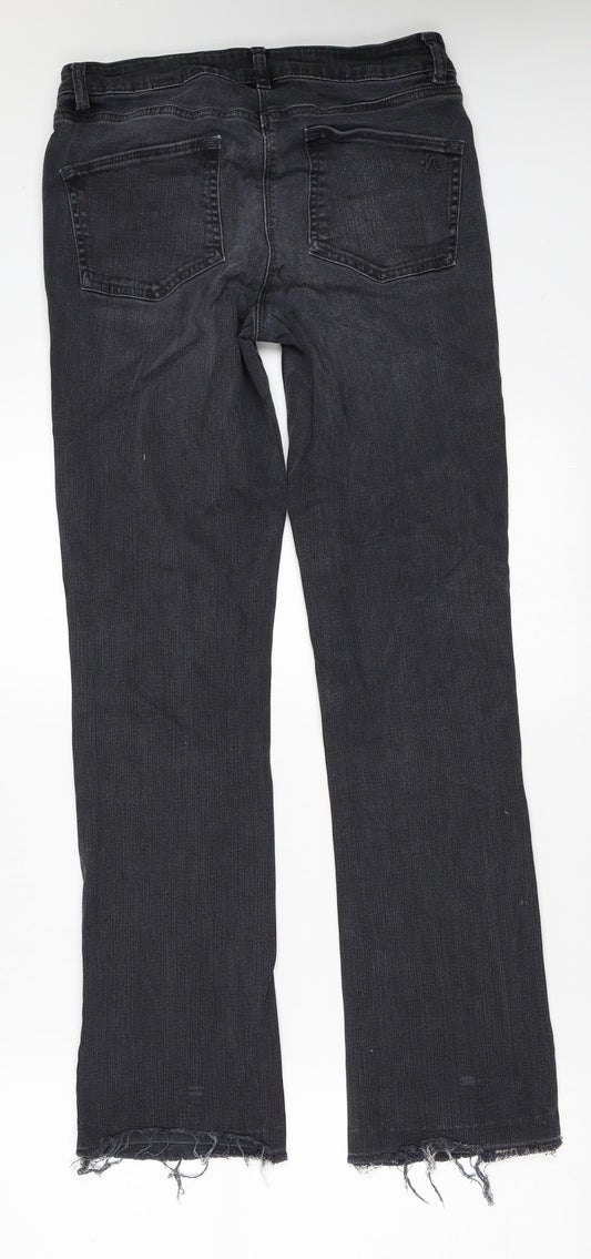 Preworn Womens Black   Straight Jeans Size 30 in L31 in