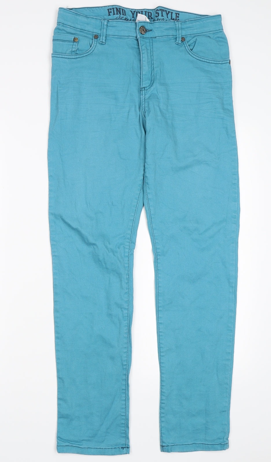 Yigga Womens Blue   Straight Jeans Size 31 in L27 in