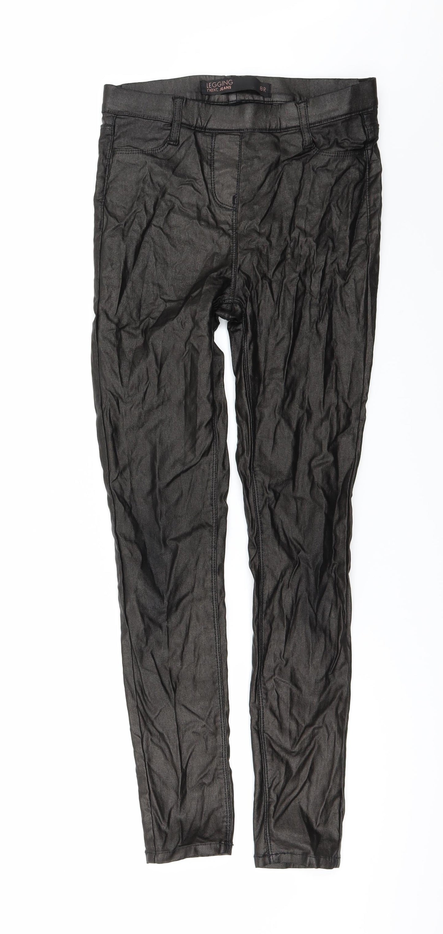 NEXT Womens Brown   Carrot Leggings Size 8 L28 in