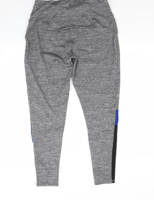 Workout Womens Grey   Jogger Leggings Size L L24 in