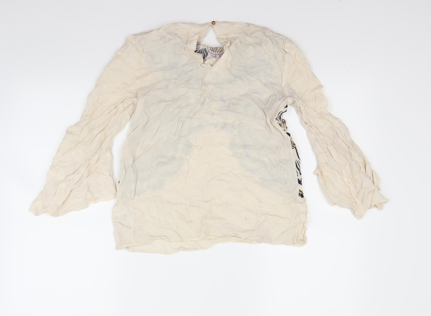 H&M Womens Brown   Basic Blouse Size XS