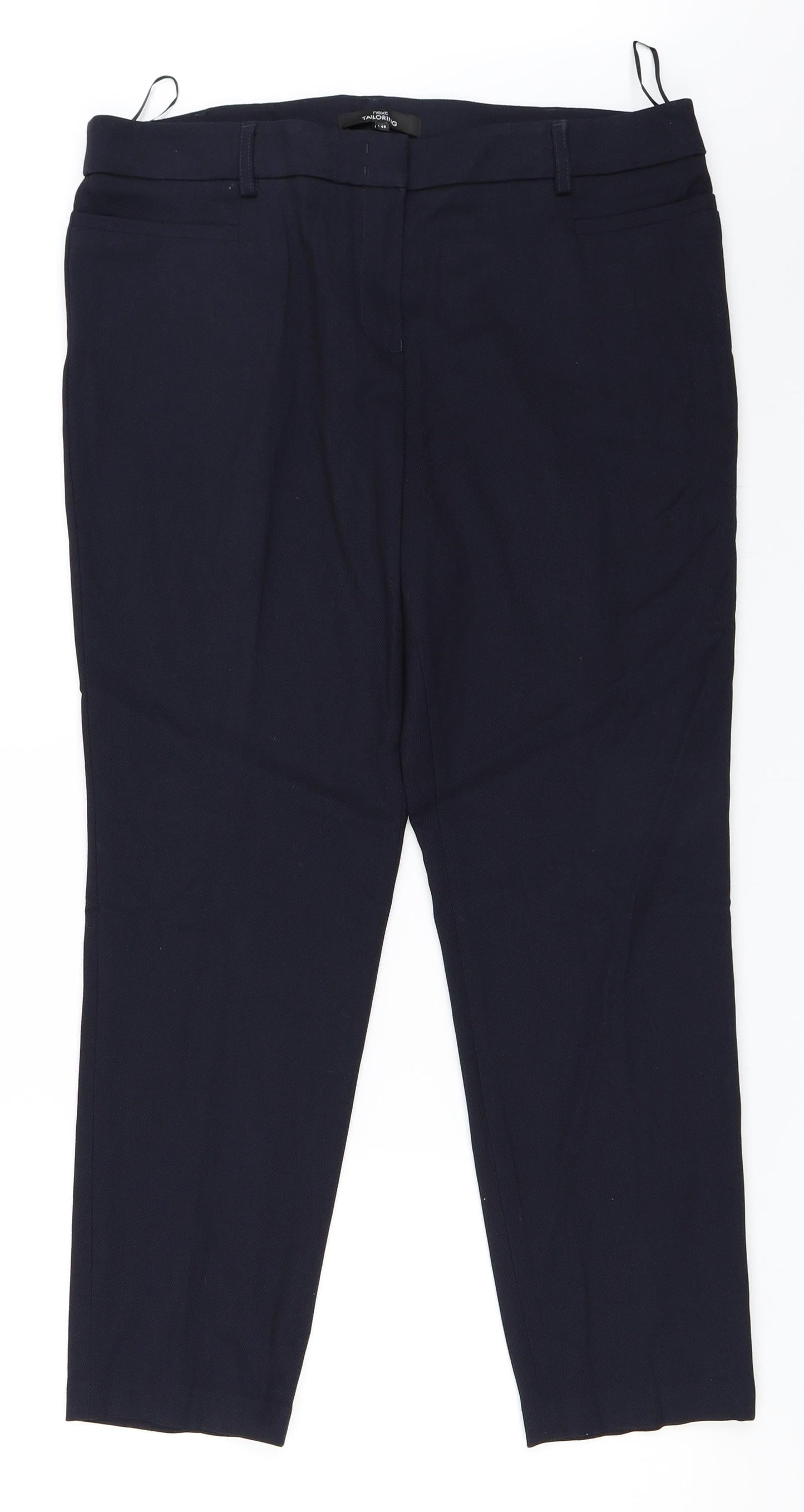 NEXT Womens Blue   Trousers  Size 14 L27 in
