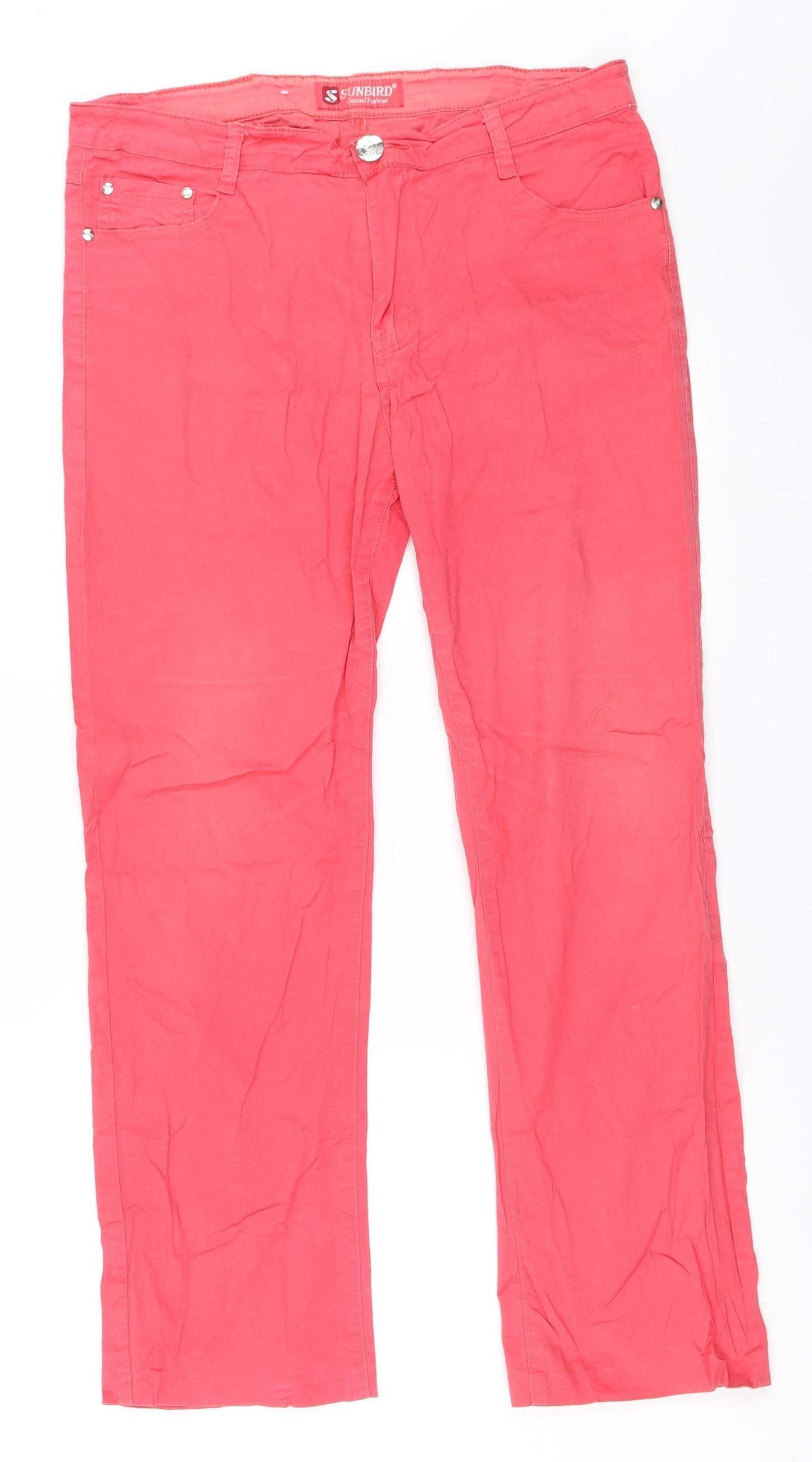 Sunbird Womens Pink   Trousers  Size 33 in L27 in