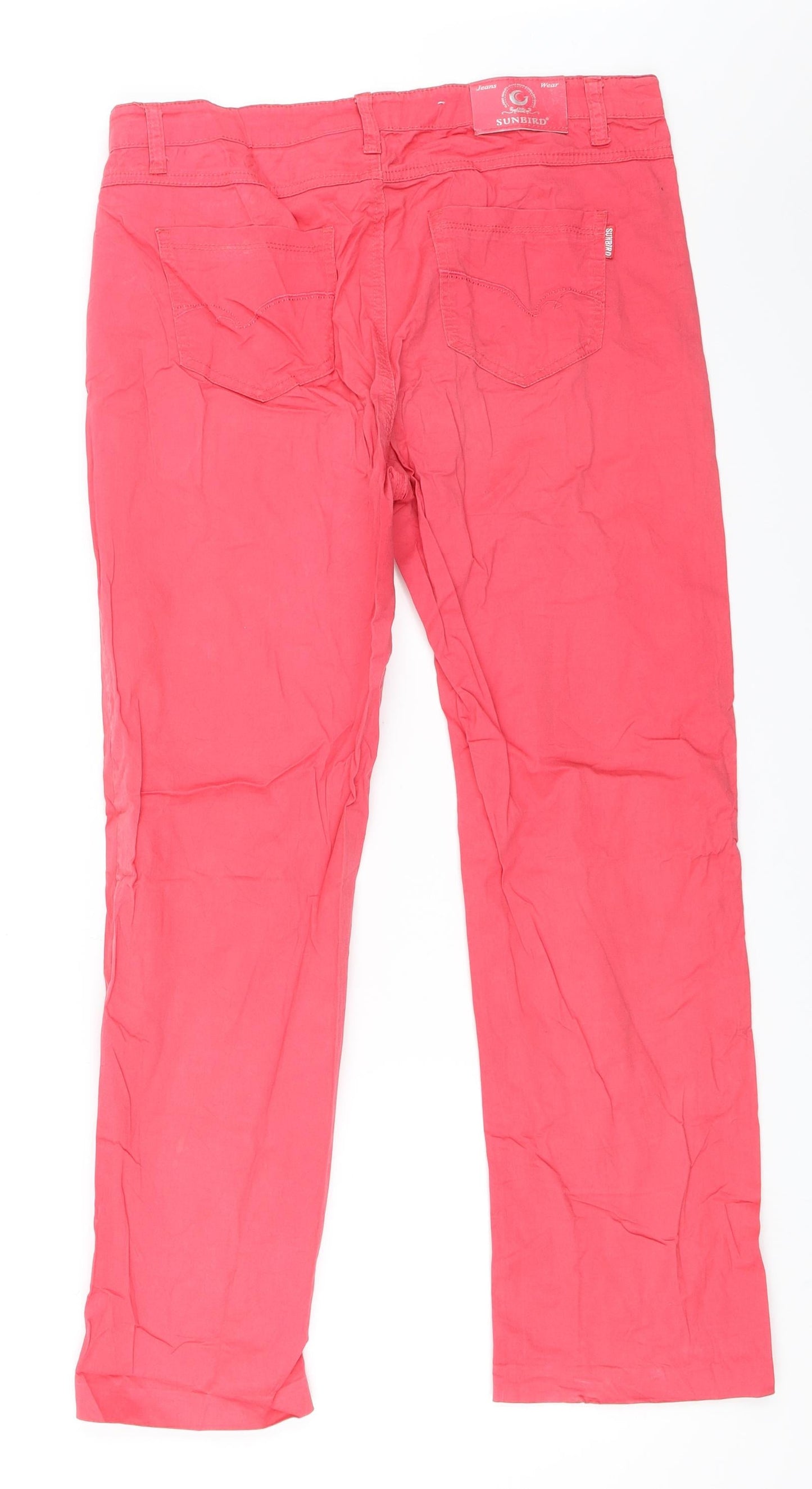 Sunbird Womens Pink   Trousers  Size 33 in L27 in