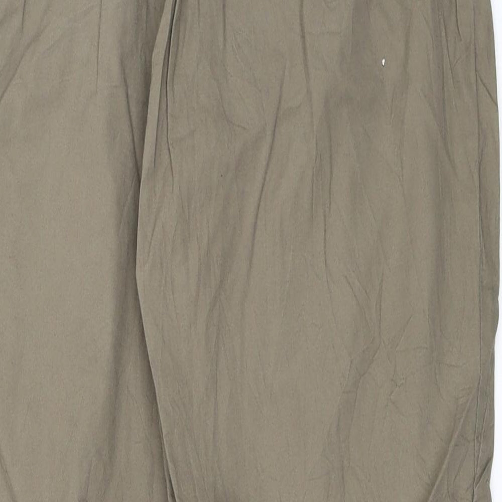 H&M Womens Green   Chino Trousers Size 34 L28 in