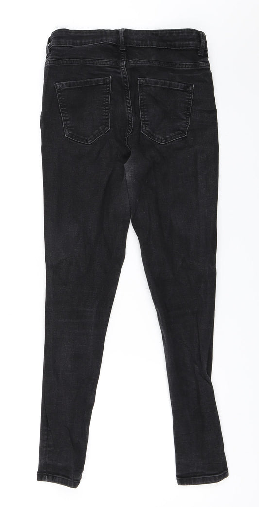 Marks and Spencer Womens Black  Denim Skinny Jeans Size 10 L27 in