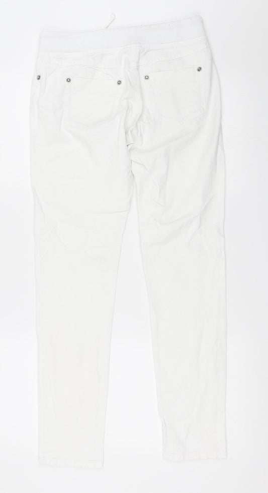 Stone Kit Womens White   Skinny Jeans Size 36 L30 in