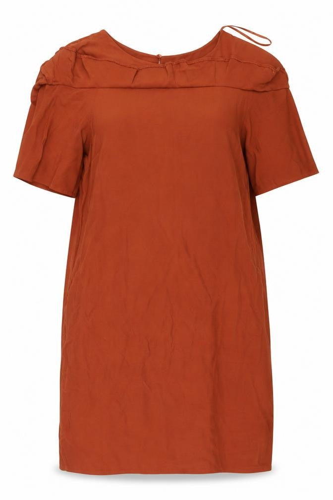 Tu Womens Orange   Shift  Size 12