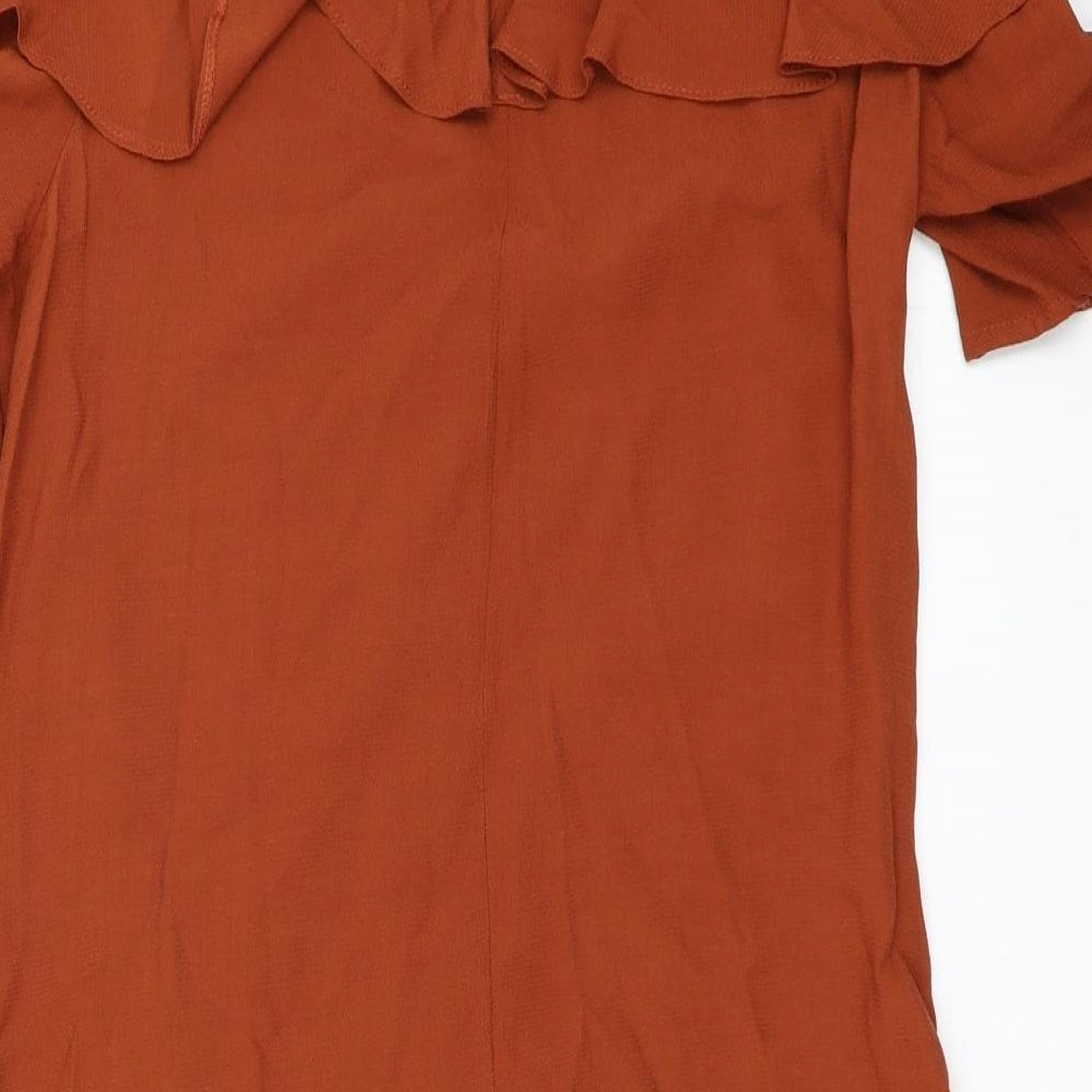 TU Womens Orange   Shift  Size 12