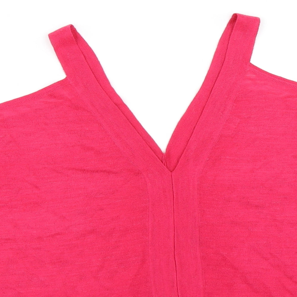 Monsoon Womens Pink   Pullover Jumper Size M