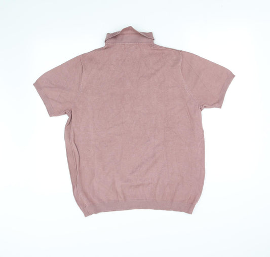 River Island Womens Pink   Basic Polo Size L