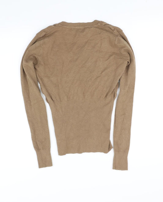 ebelivable Womens Beige   Pullover Jumper Size L